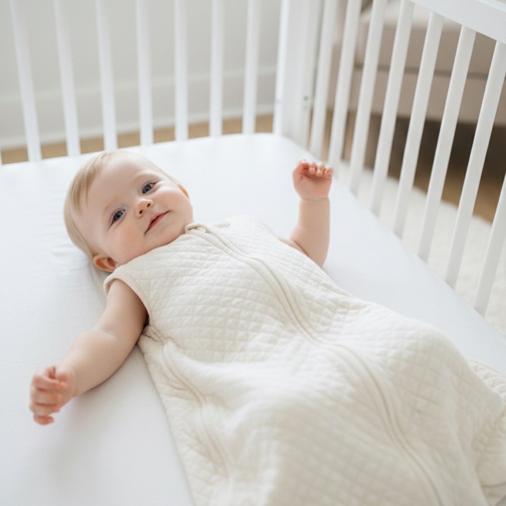 Medium Wearable Blanket, Sleep Sack, Quilted, Hannah Andersson, size 6-12m